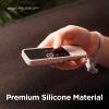 imageelago R3 Protective Case Compatible with Apple TV Siri Remote 1st Generation Black  Extra Protection Durable Silicone Lanyard Included Full AccessSand Pink