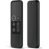 imageelago R2 Slim Case Compatible with Apple TV Siri Remote 4K  4th Generation Black  AntiSlip Slim Fit Durable Material ScratchFree Silicone Shock AbsorptionBlack