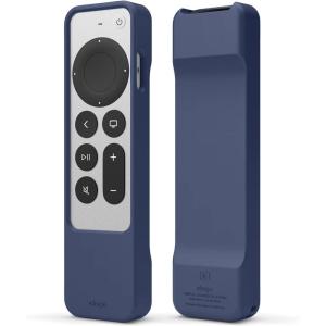 imageelago R1 Case Compatible with 2022 Apple TV 4K Siri Remote 3rd Gen Compatible with 2021 Apple TV Siri Remote 2nd Gen Magnet Technology Lanyard Full Access to All Functions Nightglow BlueJean Indigo