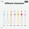 imageelago  LINE FRIENDS BT21 OFFICIAL MERCHANDISE Lanyard Wrist Strap phone charm keychain Anti drop Adjustable ButtonRj