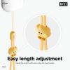 imageelago  LINE FRIENDS BT21 OFFICIAL MERCHANDISE Lanyard Wrist Strap phone charm keychain Anti drop Adjustable ButtonShooky