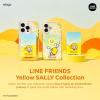 imageelago  LINE Friends 2025 Yellow Sally Collection Magnetic PC Wallet Card Holder Compatible with MagSafe for iPhone  Secure Phone Wallet Official Merchandise