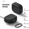 imageelago Armor Case Compatible with AirPods Pro 3 Case  Carabiner Included Supports Wireless Charging Shock Resistant Full Protection StoneBlack