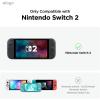 imageelago Clear PC Case Compatible with Nintendo Switch 2 Case Slim Hard PC Shell Cover Shock Resistant Full Body Protective Cover Comfortable Grip AntiScratch Transparent