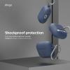 imageelago Compatible with AirPods 4 Case  Premium Silicone Case with Carabiner Supports Wireless Charging Shock Resistant Full Protection Headphone Accessories Nightglow BlueJean Indigo