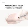 imageelago Compatible with AirPods 4 Case  Premium Silicone Case with Carabiner Supports Wireless Charging Shock Resistant Full Protection Headphone Accessories Nightglow BlueSand Pink