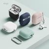 imageelago Compatible with AirPods 4 Case  Premium Silicone Case with Carabiner Supports Wireless Charging Shock Resistant Full Protection Headphone Accessories Nightglow BlueJean Indigo