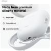 imageelago Compatible with AirPods Pro 3 Case  Premium Silicone Case with Carabiner Supports Wireless Charging Shock Resistant Full Protection Headphone Accessories StoneNightglow Blue