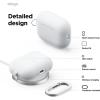 imageelago Compatible with AirPods Pro 3 Case  Premium Silicone Case with Carabiner Supports Wireless Charging Shock Resistant Full Protection Headphone Accessories StoneNightglow Blue