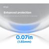 imageelago Compatible with AirPods Pro 3 Case  Premium Silicone Case with Carabiner Supports Wireless Charging Shock Resistant Full Protection Headphone Accessories StoneNightglow Blue