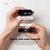 imageelago Liquid Hybrid Case Compatible with AirPods 4 Case Cover  Compatible with AirPods 4th Generation Case Triple Layer Protection Keychain Included Wireless Charging Shock Resistant BlackStone