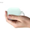 imageelago Liquid Hybrid Case Compatible with AirPods 4 Case Cover  Compatible with AirPods 4th Generation Case Triple Layer Protection Keychain Included Wireless Charging Shock Resistant BlackMint