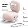 imageelago Liquid Hybrid Case Compatible with AirPods 4 Case Cover  Compatible with AirPods 4th Generation Case Triple Layer Protection Keychain Included Wireless Charging Shock Resistant BlackPink