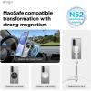 imageelago Magnetic Clear Case Compatible with Samsung Galaxy Z Fold 7 Case  Compatible with MagSafe Charger Strong Magnetic Power Premium PC Shockproof Bumper