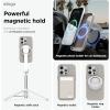 imageelago Magnetic Leather Case Compatible with iPhone 16 Pro Case Compatible with All MagSafe Accessories 63 inch  Builtin Magnets Vegan Leather Shockproof WaterResistant BlackLight Grey