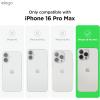 imageelago Magnetic Leather Case Compatible with iPhone 16 Pro Case Compatible with All MagSafe Accessories 63 inch  Builtin Magnets Vegan Leather Shockproof WaterResistant BlackBlack
