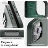 imageelago Magnetic Leather Case Compatible with iPhone 16 Pro Case Compatible with All MagSafe Accessories 63 inch  Builtin Magnets Vegan Leather Shockproof WaterResistant BlackMidnight Green