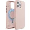 imageelago Magnetic Leather Case Compatible with iPhone 16 Pro Case Compatible with All MagSafe Accessories 63 inch  Builtin Magnets Vegan Leather Shockproof WaterResistant BlackLovely Pink