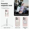 imageelago Magnetic Leather Case Compatible with iPhone 16 Pro Case Compatible with All MagSafe Accessories 63 inch  Builtin Magnets Vegan Leather Shockproof WaterResistant BlackLovely Pink