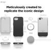 imageelago Magnetic Original 2G Case Compatible with iPhone 16e Case 2025 Precise Camera Cutouts Strong Magnetism Full Body Protective Cover Shockproof SilverBlack