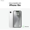 imageelago Magnetic Original 2G Case Compatible with iPhone 16e Case 2025 Precise Camera Cutouts Strong Magnetism Full Body Protective Cover Shockproof SilverBlack