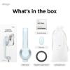imageelago Magnetic Selfie Stick Tripod Compatible with MagSafe for iPhone and Galaxy Strong Magnetism Portable Lightweight Extendable Pouch Bluetooth Remote Guide Sticker Included Light BlueLight Blue