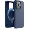 imageelago Magnetic Silicone Case Compatible with iPhone 16 Pro Max Case 69 Inch Compatible with All MagSafe Accessories  Builtin Magnets Soft Grip Silicone Shockproof StoneJean Indigo