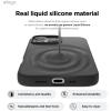 imageelago Magnetic Silicone Case Compatible with iPhone 16 Pro Max Case 69 Inch Compatible with All MagSafe Accessories  Builtin Magnets Soft Grip Silicone Shockproof StoneBlack