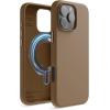 imageelago Magnetic Silicone Case Compatible with iPhone 16 Pro Max Case 69 Inch Compatible with All MagSafe Accessories  Builtin Magnets Soft Grip Silicone Shockproof StoneBrown