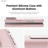 imageelago Magnetic Silicone Case Compatible with iPhone 16 Pro Max Case 69 Inch Compatible with All MagSafe Accessories  Builtin Magnets Soft Grip Silicone Shockproof StoneLovely Pink