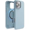 imageelago Magnetic Silicone Case Compatible with iPhone 16 Pro Max Case 69 Inch Compatible with All MagSafe Accessories  Builtin Magnets Soft Grip Silicone Shockproof StoneSky Blue