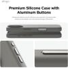 imageelago Magnetic Silicone Case Compatible with iPhone 16 Pro Max Case 69 Inch Compatible with All MagSafe Accessories  Builtin Magnets Soft Grip Silicone Shockproof StoneMedium Gray