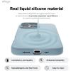 imageelago Magnetic Silicone Case Compatible with iPhone 16 Pro Max Case 69 Inch Compatible with All MagSafe Accessories  Builtin Magnets Soft Grip Silicone Shockproof StoneSky Blue