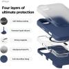 imageelago Magnetic Silicone Case Compatible with iPhone 16 Pro Max Case 69 Inch Compatible with All MagSafe Accessories  Builtin Magnets Soft Grip Silicone Shockproof StoneJean Indigo