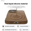 imageelago Magnetic Silicone Case Compatible with iPhone 16 Pro Max Case 69 Inch Compatible with All MagSafe Accessories  Builtin Magnets Soft Grip Silicone Shockproof StoneBrown