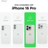 imageelago Magnetic Silicone Case Compatible with iPhone 16 Pro Max Case 69 Inch Compatible with All MagSafe Accessories  Builtin Magnets Soft Grip Silicone Shockproof StoneSky Blue
