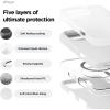 imageelago Magnetic Silicone Case Compatible with iPhone 16 Pro Max Case 69 Inch Compatible with All MagSafe Accessories  Builtin Magnets Soft Grip Silicone Shockproof StoneWhite