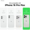 imageelago Magnetic Silicone Case Compatible with iPhone 16 Pro Max Case 69 Inch Compatible with All MagSafe Accessories  Builtin Magnets Soft Grip Silicone Shockproof StoneSky Blue