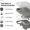 imageelago Magnetic Silicone Case Compatible with iPhone 16 Pro Max Case 69 Inch Compatible with All MagSafe Accessories  Builtin Magnets Soft Grip Silicone Shockproof StoneMedium Gray