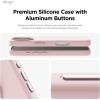 imageelago Magnetic Silicone Case Compatible with iPhone 16 Pro Max Case 69 Inch Compatible with All MagSafe Accessories  Builtin Magnets Soft Grip Silicone Shockproof StoneLovely Pink