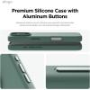 imageelago Magnetic Silicone Case Compatible with iPhone 16 Pro Max Case 69 Inch Compatible with All MagSafe Accessories  Builtin Magnets Soft Grip Silicone Shockproof StoneMidnight Green