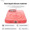imageelago Magnetic Silicone Case Compatible with iPhone 16 Pro Max Case 69 Inch Compatible with All MagSafe Accessories  Builtin Magnets Soft Grip Silicone Shockproof StonePink