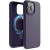 imageelago Magnetic Silicone Case Compatible with iPhone 16 Pro Max Case 69 Inch Compatible with All MagSafe Accessories  Builtin Magnets Soft Grip Silicone Shockproof StoneDeep Purple