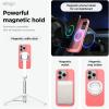 imageelago Magnetic Silicone Case Compatible with iPhone 16 Pro Max Case 69 Inch Compatible with All MagSafe Accessories  Builtin Magnets Soft Grip Silicone Shockproof StonePink