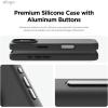 imageelago Magnetic Silicone Case Compatible with iPhone 16 Pro Max Case 69 Inch Compatible with All MagSafe Accessories  Builtin Magnets Soft Grip Silicone Shockproof StoneBlack
