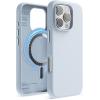 imageelago Magnetic Silicone Case Compatible with iPhone 16 Pro Max Case 69 Inch Compatible with All MagSafe Accessories  Builtin Magnets Soft Grip Silicone Shockproof StoneLight Blue