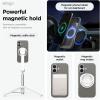 imageelago Magnetic Silicone Case Compatible with iPhone 16 Pro Max Case 69 Inch Compatible with All MagSafe Accessories  Builtin Magnets Soft Grip Silicone Shockproof StoneMedium Gray