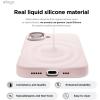 imageelago Magnetic Silicone Case Compatible with iPhone 16 Pro Max Case 69 Inch Compatible with All MagSafe Accessories  Builtin Magnets Soft Grip Silicone Shockproof StoneLovely Pink