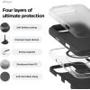 imageelago Magnetic Silicone Case Compatible with iPhone 16 Pro Max Case 69 Inch Compatible with All MagSafe Accessories  Builtin Magnets Soft Grip Silicone Shockproof StoneBlack