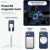 imageelago Magnetic Silicone Case Compatible with iPhone 16 Pro Max Case 69 Inch Compatible with All MagSafe Accessories  Builtin Magnets Soft Grip Silicone Shockproof StoneJean Indigo